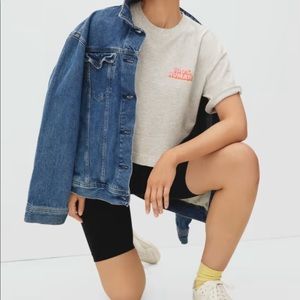 Everlane The 100% Human Cropped Tee